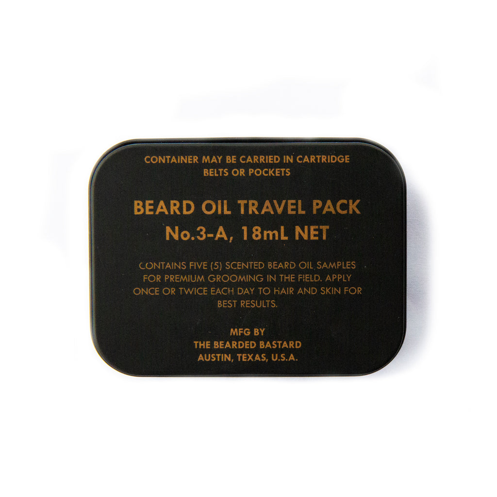 Premium Beard Oil Travel Tin