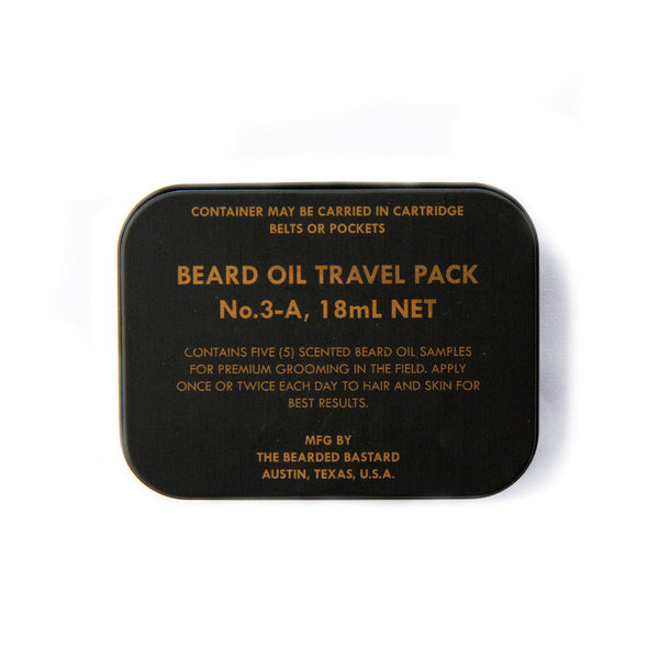 Premium Beard Oil Travel Tin